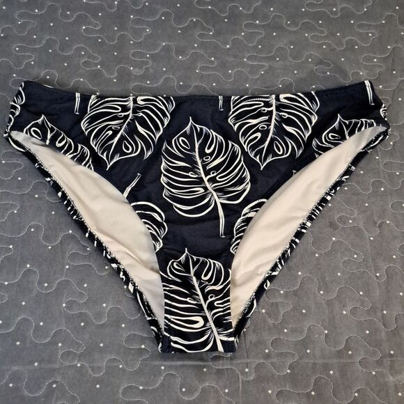 Cupshe Blue and white swim bottoms size XXL - Picture 1 of 3